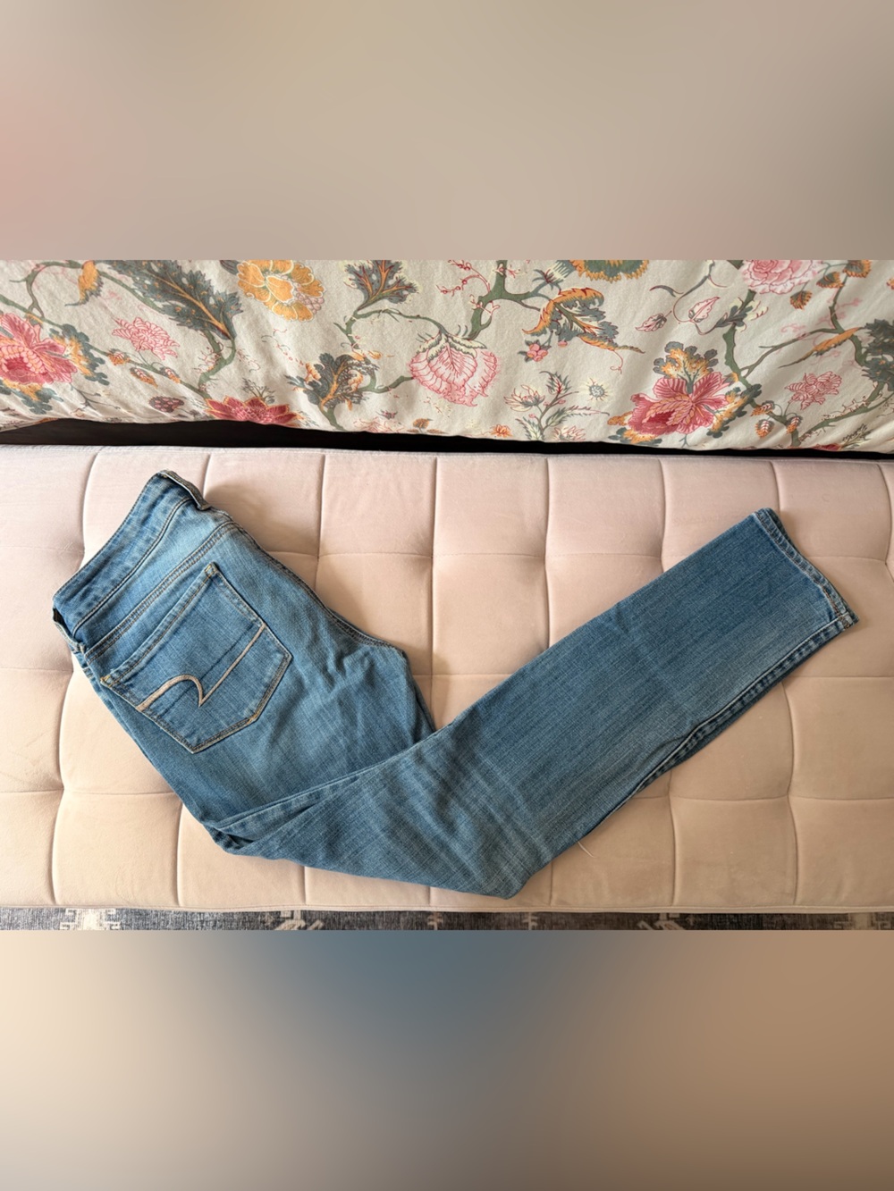 American Eagle Outfitters Women's Skinny Jeans - Medium Blue